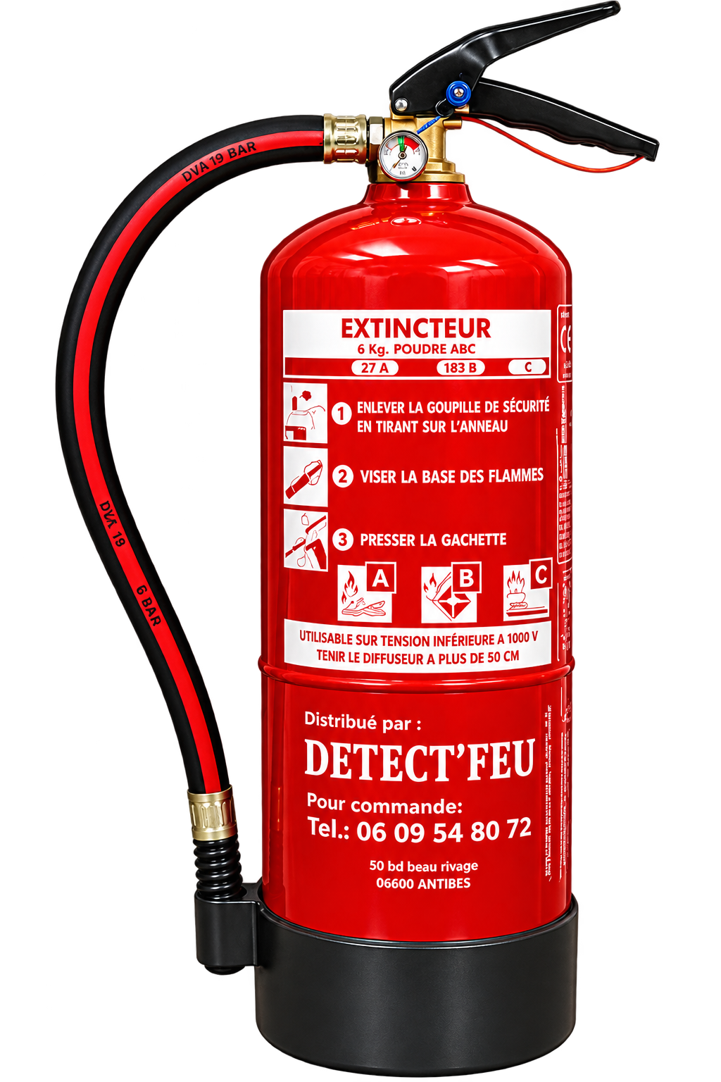 Extincteur à poudre ABC